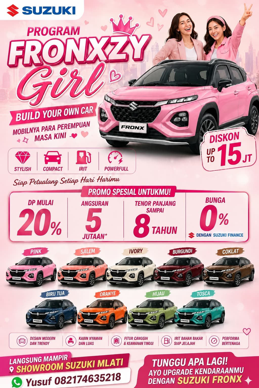 Program Fronxzy Girl: Wujudkan Mobil Suzuki Fronx Impianmu!